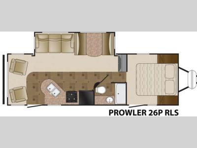 Floorplan - 2013 Heartland Prowler 26P RLS