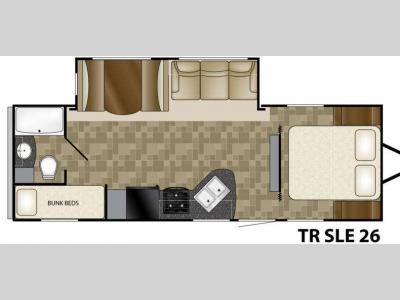 Floorplan - 2013 Heartland Trail Runner SLT 26 SLE