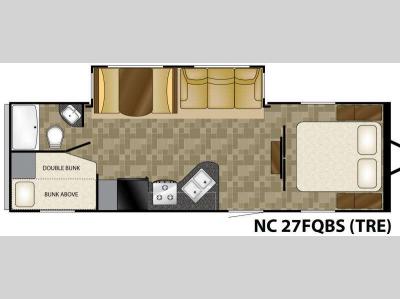 Floorplan - 2013 Heartland Trail Runner SLT 27FQBS SLT