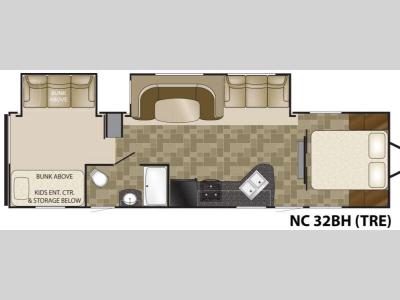 Floorplan - 2013 Heartland Trail Runner SLT 32BH SLT