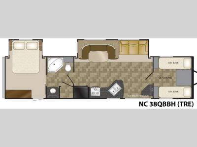 Floorplan - 2013 Heartland Trail Runner SLT 38QBBH SLT