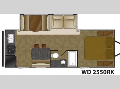 Floorplan - 2013 Heartland Wilderness 2550RK