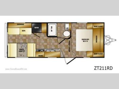 Floorplan - 2013 CrossRoads RV Z 1 ZT211RD