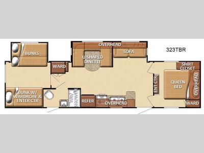 Floorplan - 2013 Gulf Stream RV Innsbruck 323TBR