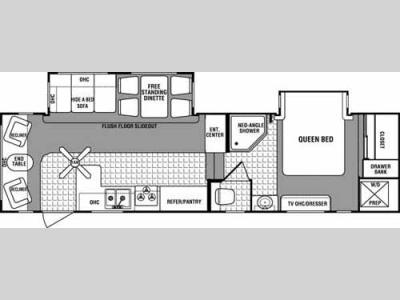 Floorplan - 2006 Dutchmen RV Grand Junction 29DRL