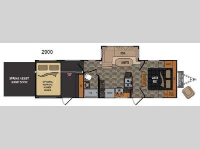 Floorplan - 2013 Dutchmen RV Rubicon 2900