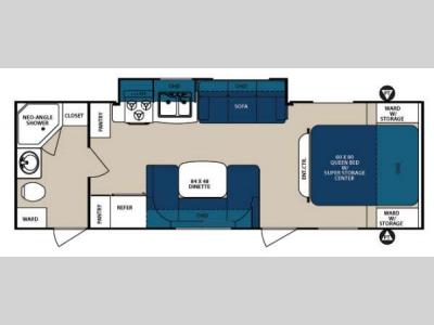 Floorplan - 2013 Forest River RV Surveyor Sport SP 275