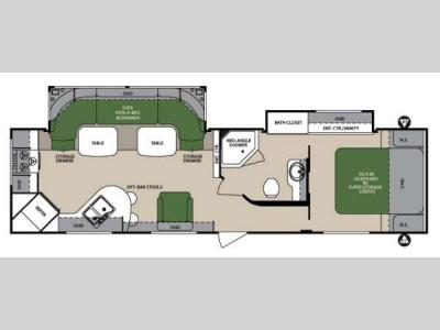 Floorplan - 2013 Forest River RV Surveyor Select SV 301