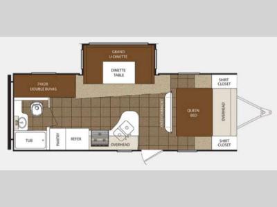 Floorplan - 2013 Prime Time Manufacturing Tracer 245BHS