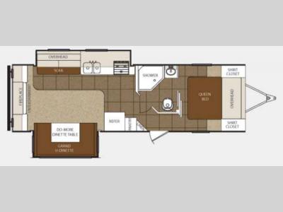 Floorplan - 2013 Prime Time Manufacturing Tracer 2700RES