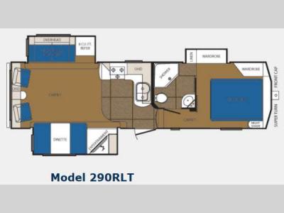 Floorplan - 2013 Prime Time Manufacturing Crusader 290RLT