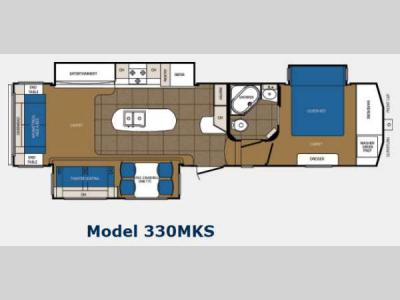 Floorplan - 2013 Prime Time Manufacturing Crusader 330MKS