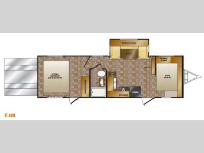 Floorplan - 2013 CrossRoads RV Elevation TT 2810