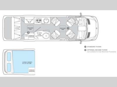 Floorplan - 2013 Airstream RV Interstate Lounge Extended