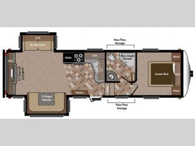 Floorplan - 2013 Keystone RV Sprinter Copper Canyon 273FWRET