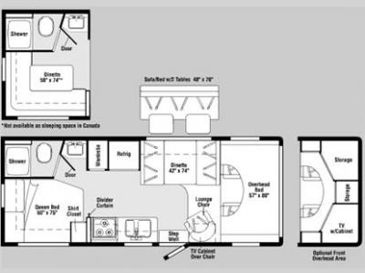 Floorplan - 2006 Winnebago Outlook 24V