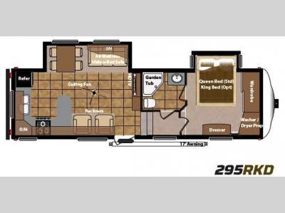 Floorplan - 2013 Keystone RV Mountaineer 295RKD