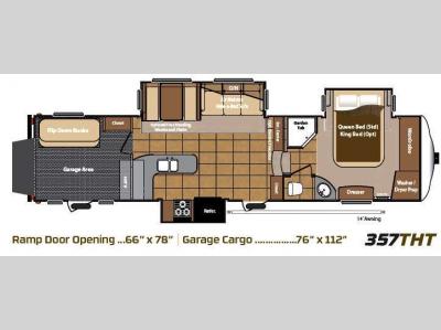 Floorplan - 2013 Keystone RV Mountaineer 357THT