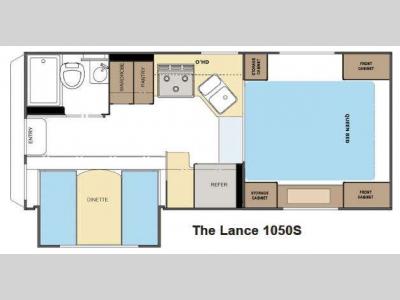 Floorplan - 2013 Lance 1050S