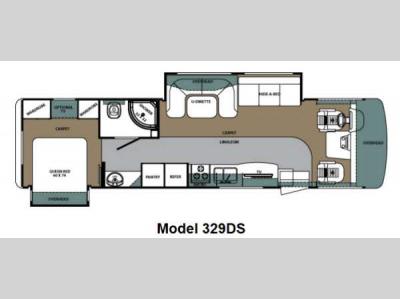 Floorplan - 2013 Forest River RV Georgetown 329DSF