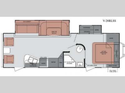 Floorplan - 2013 Cruiser ViewFinder Signature V-28RLSS