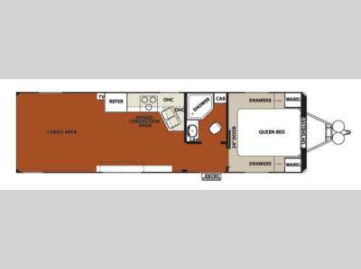 Floorplan - 2013 Forest River RV Work and Play 30WA