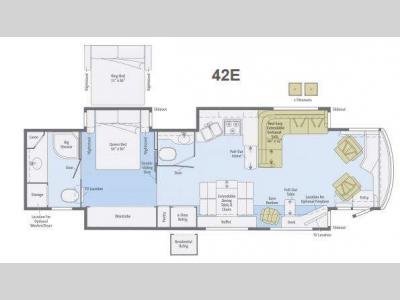 Floorplan - 2013 Itasca Meridian 42E