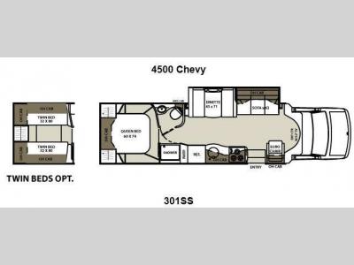 Floorplan - 2013 Coachmen RV Concord 301SS Chevy