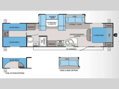 Floorplan - 2013 Jayco Jay Flight 29QBH