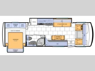 Floorplan - 2013 Newmar Bay Star 3002