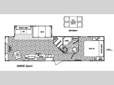 Floorplan - 2013 SunnyBrook Sunset Creek 296 RE Sport