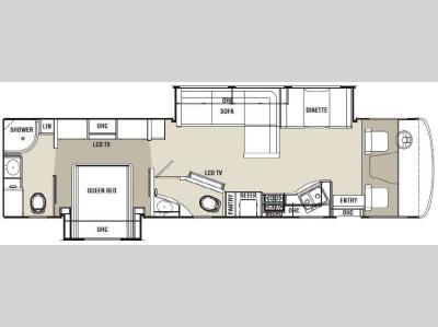 Floorplan - 2013 Coachmen RV Mirada 35DL