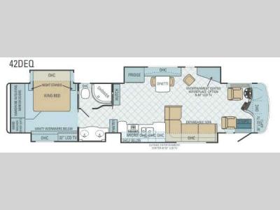 Floorplan - 2013 Entegra Coach Aspire 42DEQ