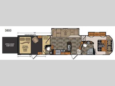 Floorplan - 2013 Dutchmen RV Voltage V3800