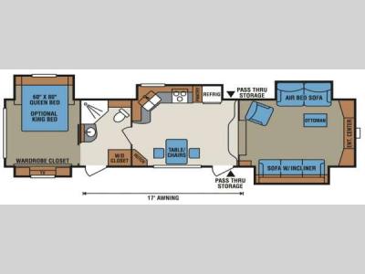 Floorplan - 2013 KZ StoneRidge 38FL