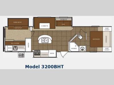 Floorplan - 2013 Prime Time Manufacturing Tracer 3200BHT