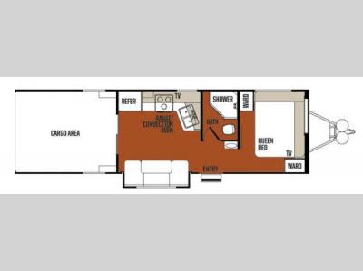 Floorplan - 2013 Forest River RV Work and Play Ultra Lite 275ULSBS