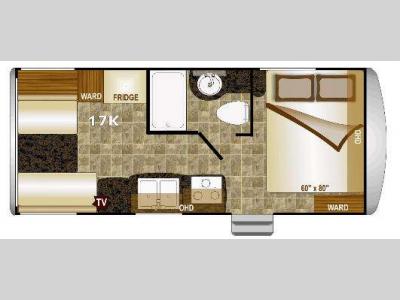 Floorplan - 2013 Northwood Nash 17K