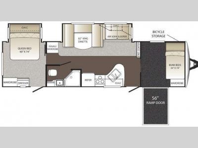 Floorplan - 2013 Keystone RV Outback 310TB