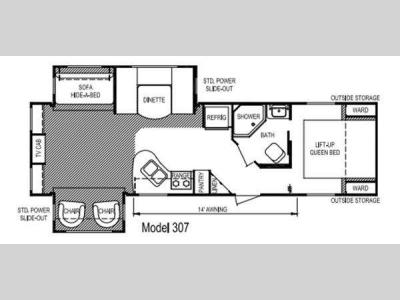 Floorplan - 2013 Skyline Nomad Joey Select 307