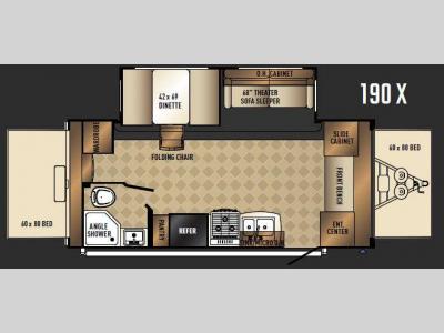 Floorplan - 2013 Palomino Solaire 190 X