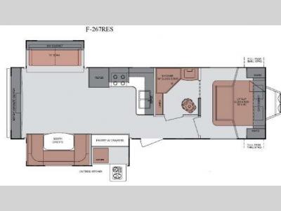 Floorplan - 2013 Cruiser Fun Finder F-267RES