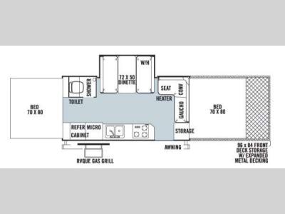 Floorplan - 2013 Forest River RV Rockwood High Wall Series HW316TH