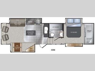 Floorplan - 2013 Keystone RV Alpine 3250RL