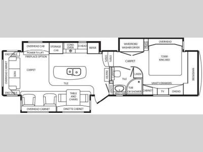 Floorplan - 2014 DRV Luxury Suites Elite Suites 36 RSSB3