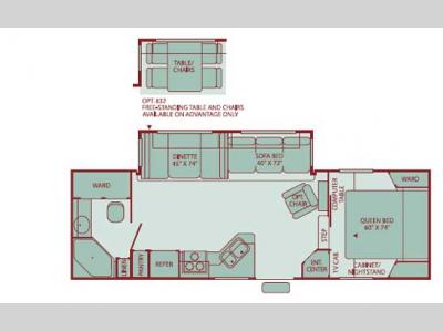 Floorplan - 2005 Fleetwood RV Wilderness 275CKS