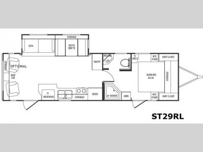 Floorplan - 2007 CrossRoads RV Sunset Trail 29 RL