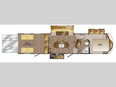 Floorplan - 2014 CrossRoads RV Elevation TF 3612