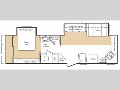 Floorplan - 2007 Keystone RV Mountaineer 30FKD