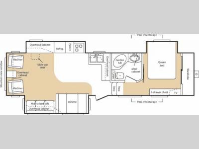 Floorplan - 2007 Keystone RV Mountaineer 329RLT